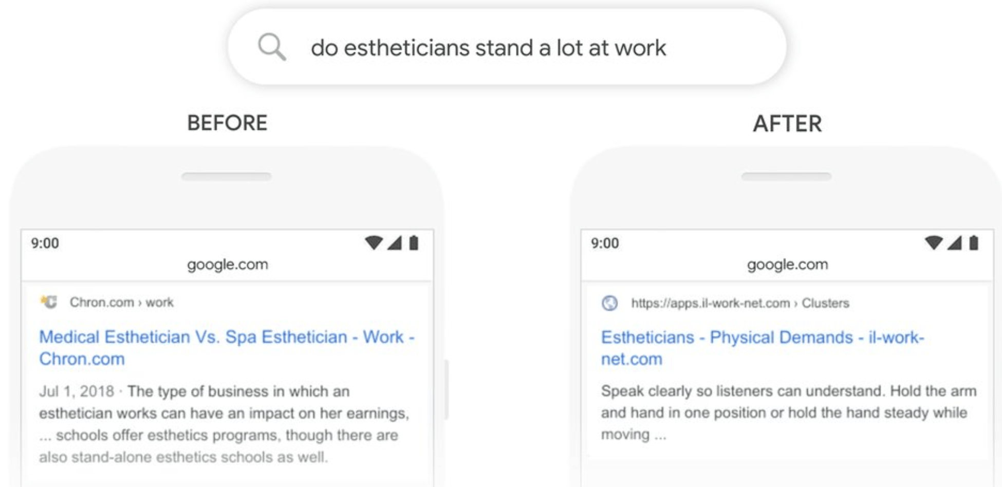 google-bert-example-esthetician