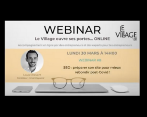 Webinar #08: SEO: preparing your site for a better post-Covid rebound